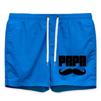 Papa - Swim Trunks - cobalt blue - Front