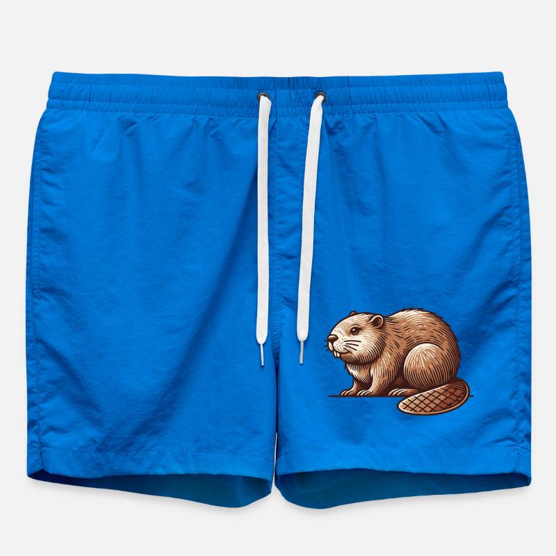 Beaver - Swim Trunks - cobalt blue