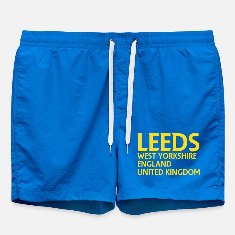 Leeds – Angleterre Conception des paroles - Short de bain - cobalt blue