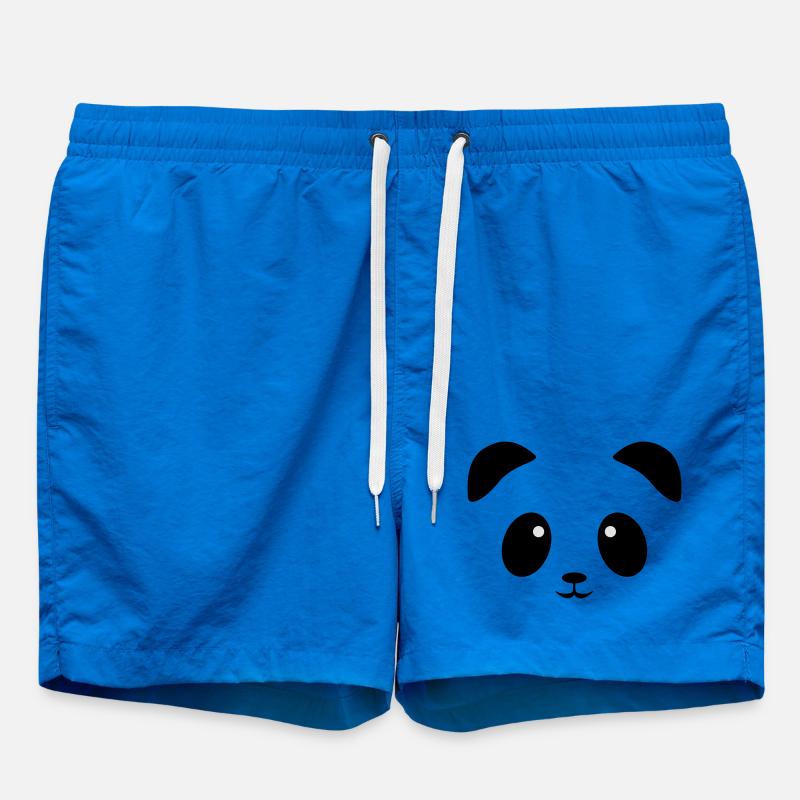 Visage de panda - Short de bain - cobalt blue