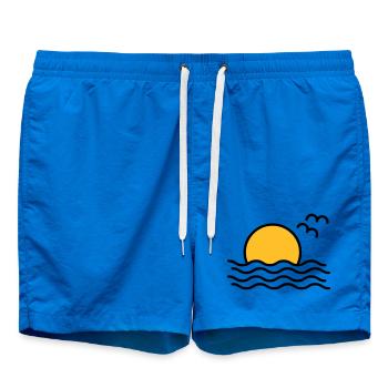 Coucher de soleil - Short de bain - cobalt blue - Devant