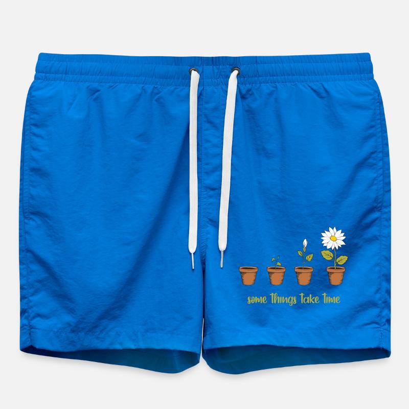 Time - Swim Trunks - cobalt blue