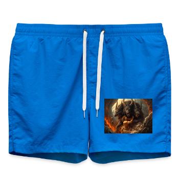 Héraclès amène Cerbère des Enfers - Short de bain - cobalt blue - Devant