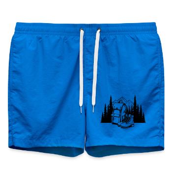 Absolut schwarz, wo alles anfängt - Badeshorts - Cobalt blue - Vorne