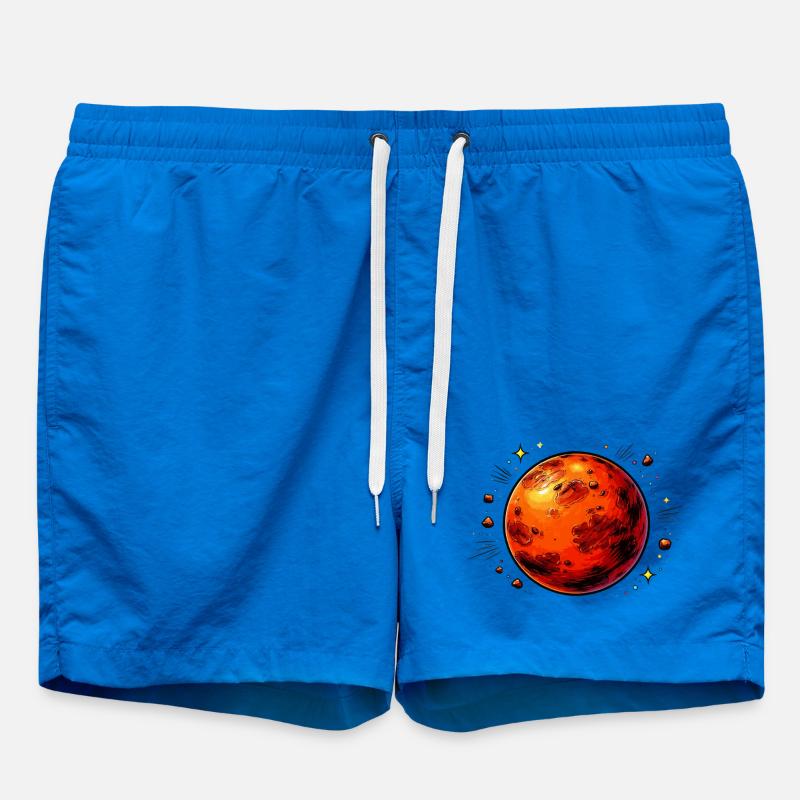 Red Planet Mars - Swim Trunks - cobalt blue