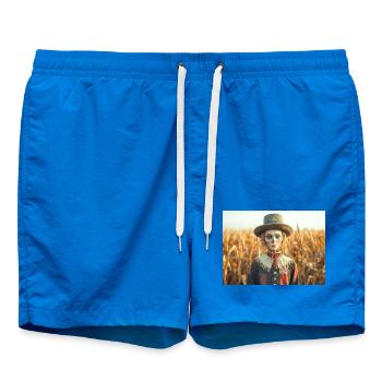 The scarecrow the First Companion Found - Swim Trunks - cobalt blue - Front