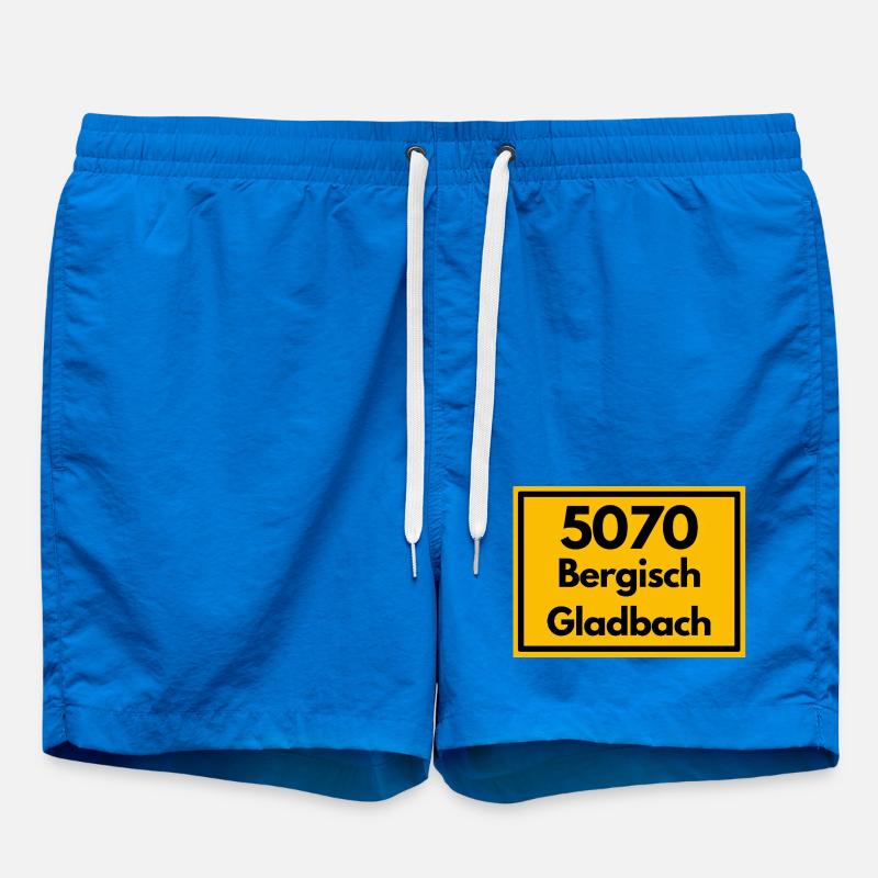 ANCIEN CODE POSTAL RETRO 5070 BERGISCHGLADBACH - Short de bain - cobalt blue