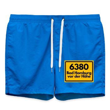ALTE POSTLEITZAHL PLZ 6380 BAD HOMBURG VOR D HÖHE - Badeshorts - Cobalt blue - Vorne