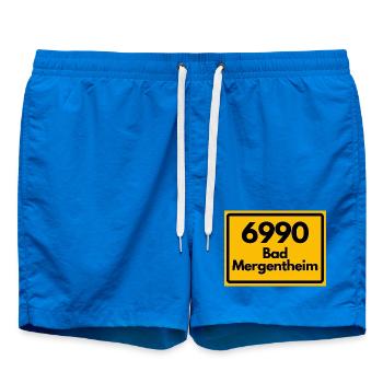 OLD POSTCODE POSTCODE RETRO 6990 BAD MERGENTHEIM - Swim Trunks - cobalt blue - Front
