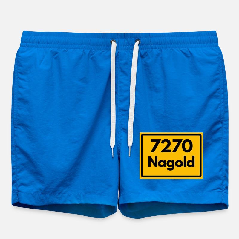 OLD POSTCODE POSTCODE 7270 NAGOLD HEIMATSTOLZ - Swim Trunks - cobalt blue