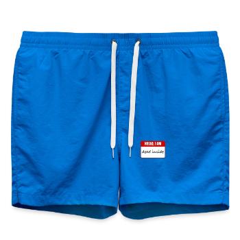 Ich bin innerlich tot. - Badeshorts - Cobalt blue - Vorne - AI Model Male 185 light (185cm)