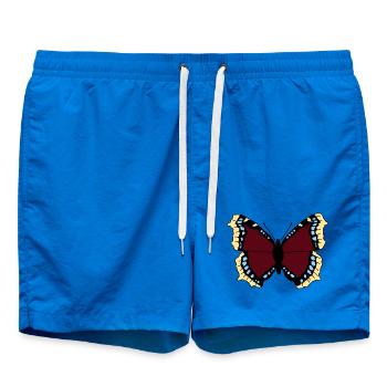 Papillon - manteau de deuil - Short de bain - cobalt blue - Devant - AI Model Male 185 light (185cm)