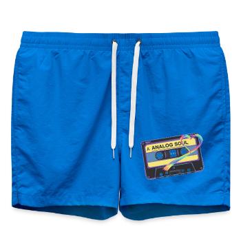 Analog Soul Vintage Kassetten-Herzkunst - Badeshorts - Cobalt blue - Vorne