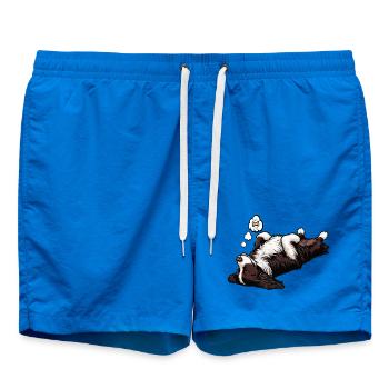 Münsterländer Münsterländerbesitzer Münsterhund - Badeshorts - Cobalt blue - Vorne - AI Model Male 185 light (185cm)