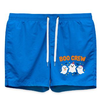Boo Crew Halloween Drei Geister - Badeshorts - Cobalt blue - Vorne - AI Model Male 185 light (185cm)