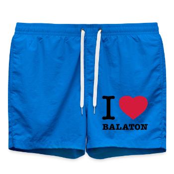 I LOVE BALATON Ungarn - Badeshorts - Cobalt blue - Vorne