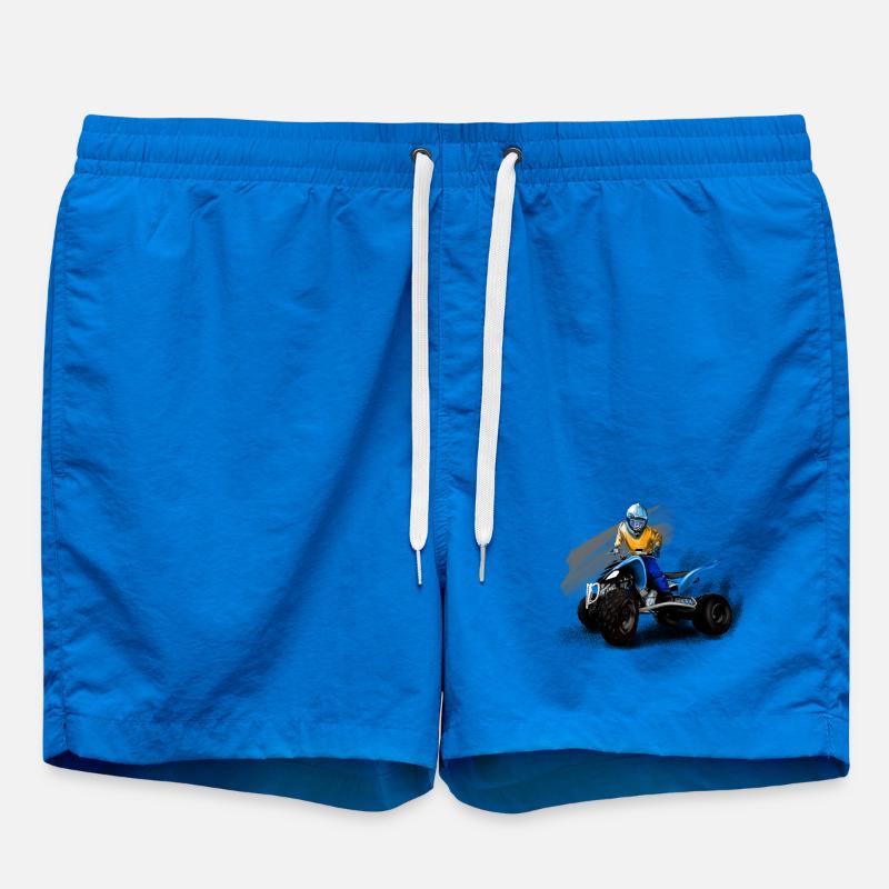 quad - Swim Trunks - cobalt blue