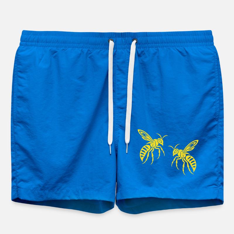 Bee Wasp - Swim Trunks - cobalt blue