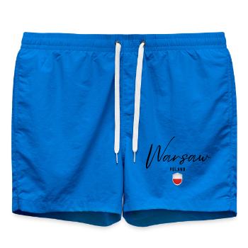 Elegant design Warsaw, Warsaw Poland - Swim Trunks - cobalt blue - Front
