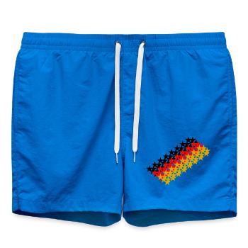 Stars German flag Sporting events - Swim Trunks - cobalt blue - Front