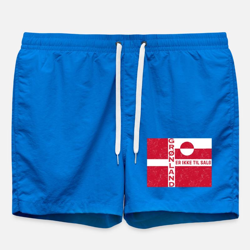 Emblème du Groenland Non à vendre - Short de bain - cobalt blue