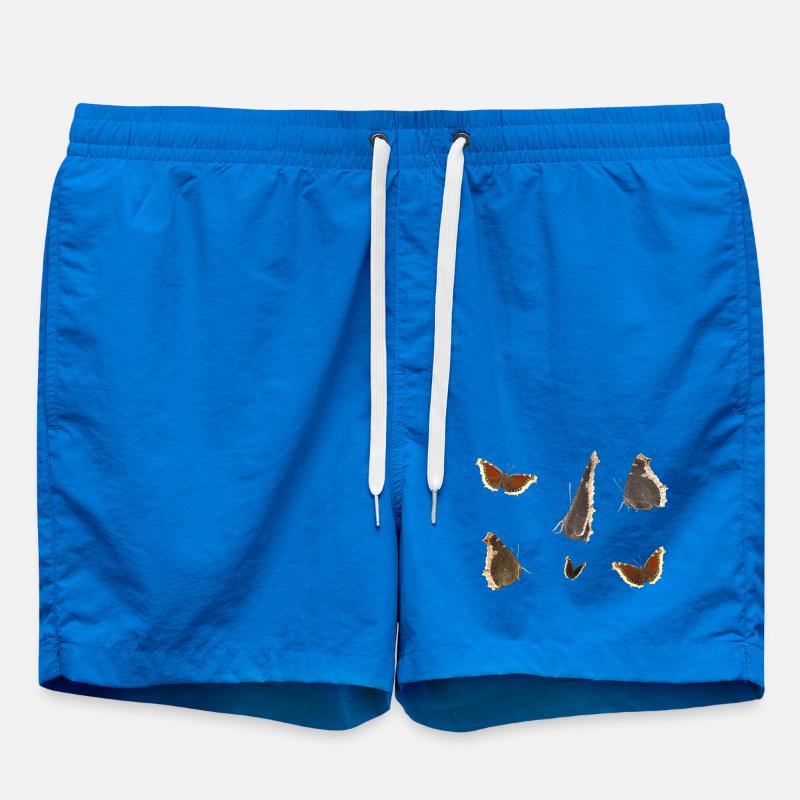 Butterfly Mourning Cloak - Swim Trunks - cobalt blue