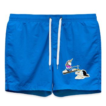 Einhorn und Narwal - Badeshorts - Cobalt blue - Vorne