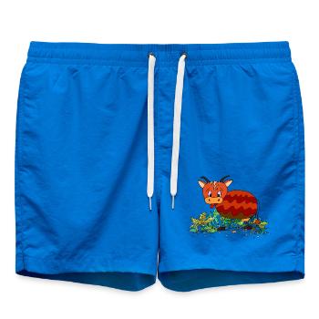 Cow - Swim Trunks - cobalt blue - Front