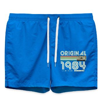 Original 1984 Vintage Rétro Cadeau d’anniversaire - Short de bain - cobalt blue - Devant