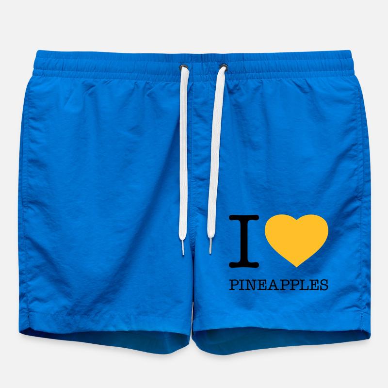 I LOVE PINEAPPLES Ananas - Badeshorts - Cobalt blue