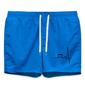 EKG Kaffee Herzschlag - Badeshorts - Cobalt blue - Vorne
