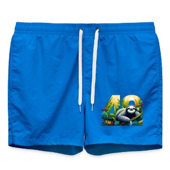 40 ans de paresseux 40e cadeau d’anniversaire - Short de bain - cobalt blue - Devant
