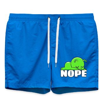 Extraterrestre Non Pas aujourd’hui Je dort Me prélasser Me détendre Me détendre - Short de bain - cobalt blue - Devant