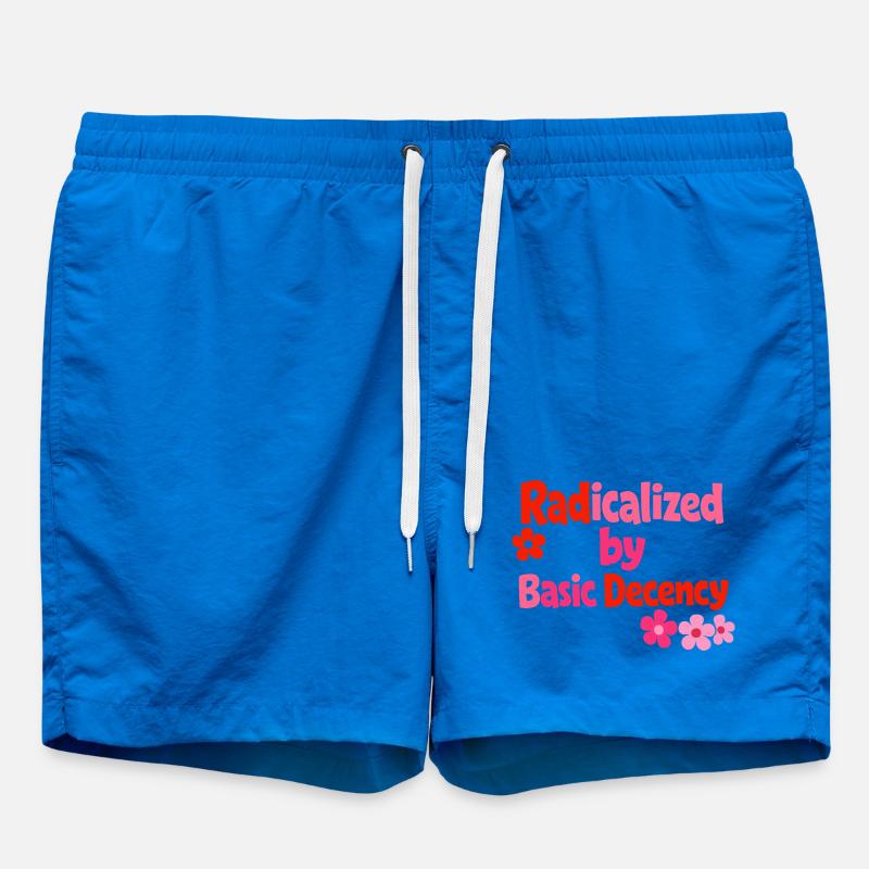 Radical Decency Rétro Bloom - Short de bain - cobalt blue