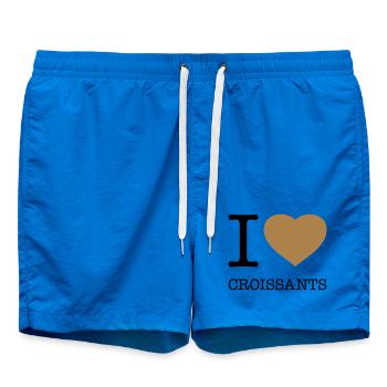 J’ADORE LES CROISSANTS France Brötchen - Short de bain - cobalt blue - Devant