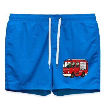 Camion de pompiers - Short de bain - cobalt blue - Devant