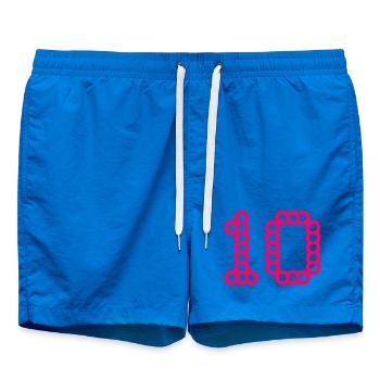 10. 10 JAHRE. 10-JÄHRIGES JUBILÄUM. 10-JÄHRIGES JUBILÄUM. - Badeshorts - Cobalt blue - Vorne