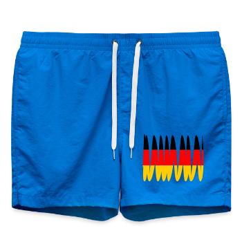 Deutschland Flagge - Badeshorts - Cobalt blue - Vorne