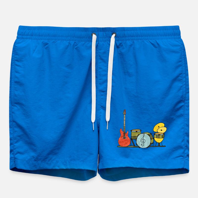 Musical instruments - Swim Trunks - cobalt blue