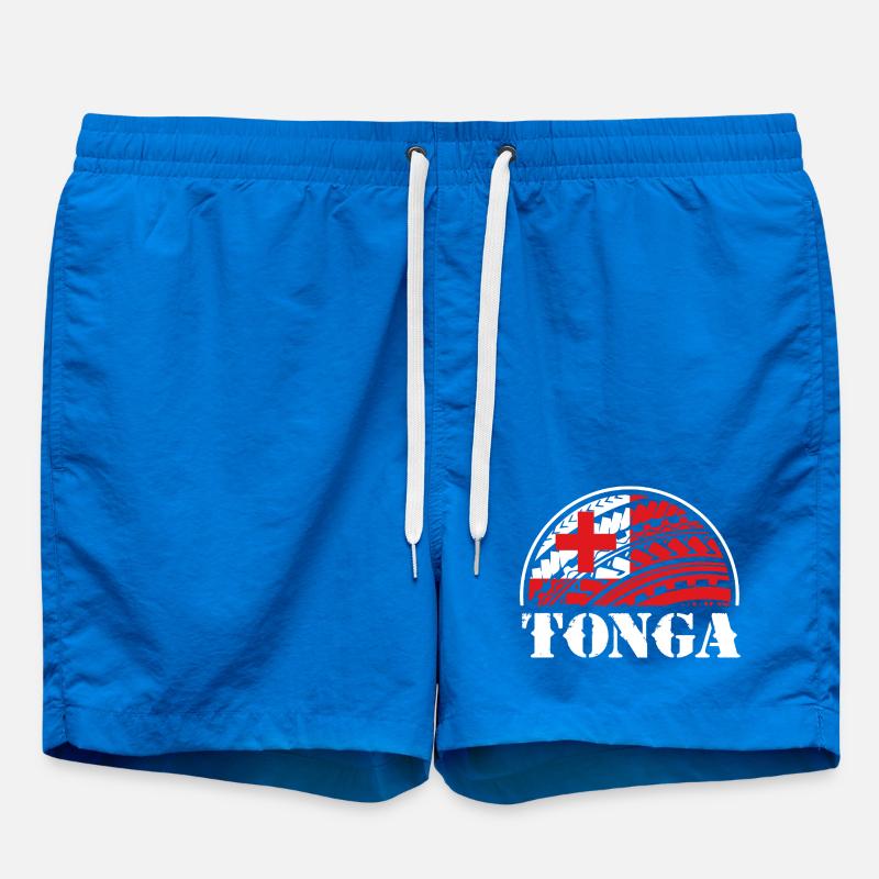 Tonga Tonga Tonga Rugby Tonga - Swim Trunks - cobalt blue