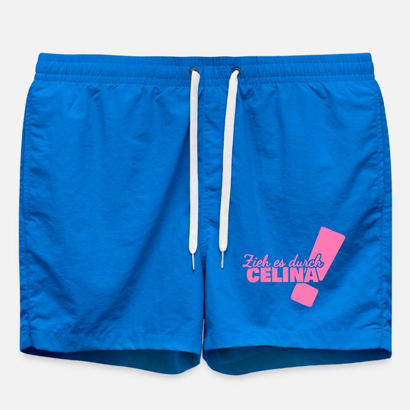 First name Celina - Swim Trunks - cobalt blue
