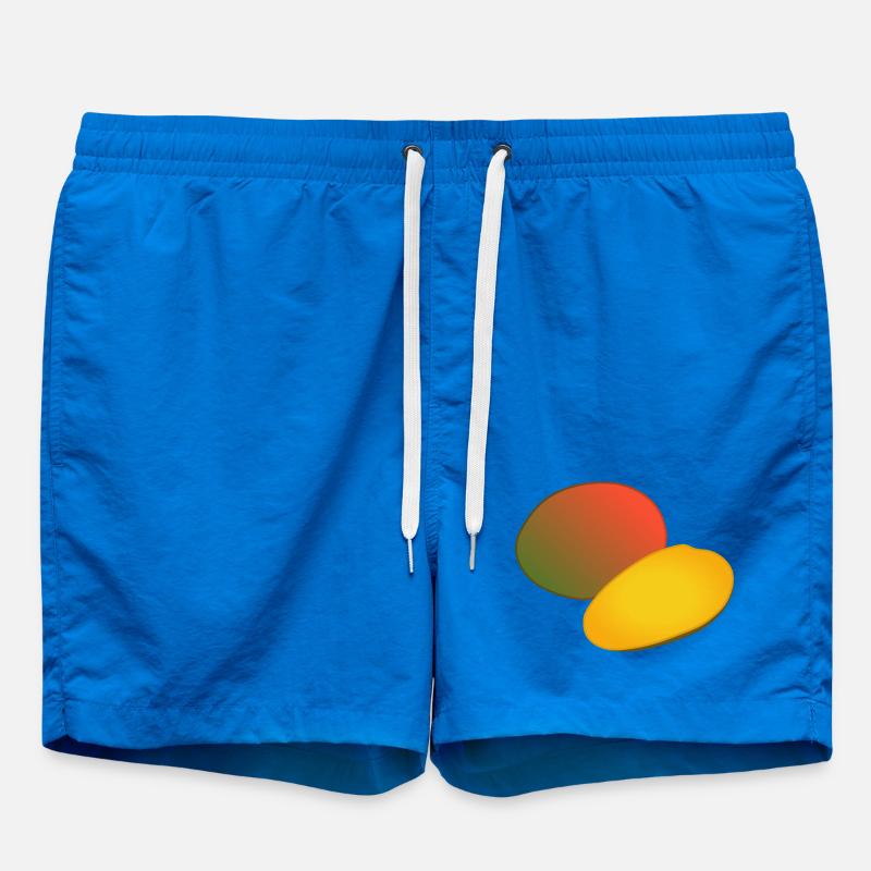Tropical Mango Duo Gradient - Swim Trunks - cobalt blue