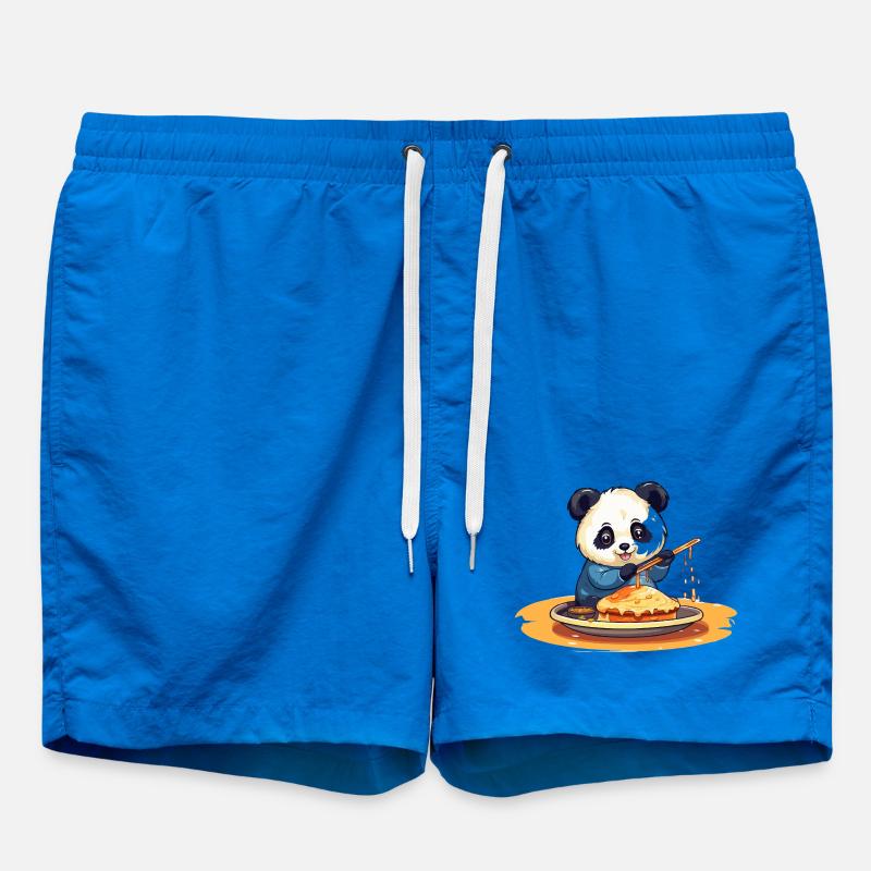 Panda Cooking Pancakes - Short de bain - cobalt blue