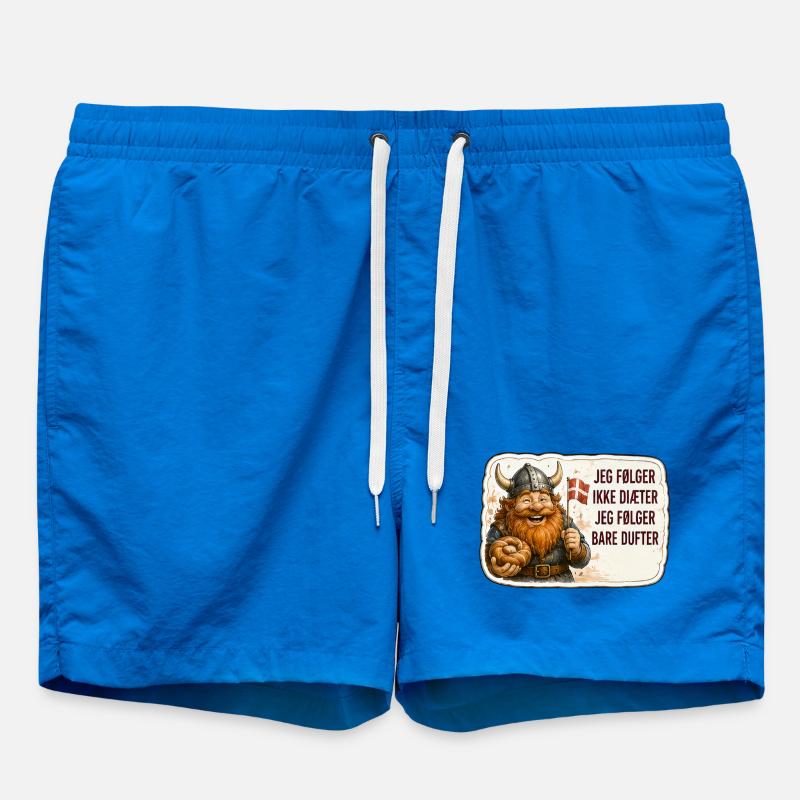 Jeg følger bare dufter - Badeshorts - Cobalt blue