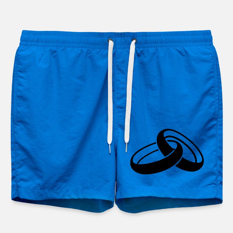 wedding - Swim Trunks - cobalt blue