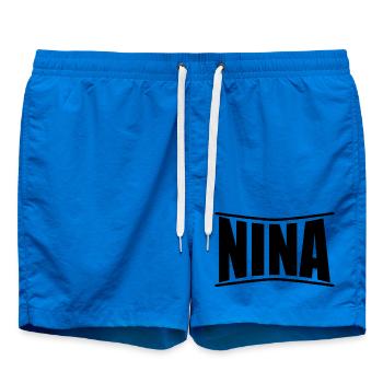 T-Shirt Nina T-Shirt Geschenkidee - Badeshorts - Cobalt blue - Vorne