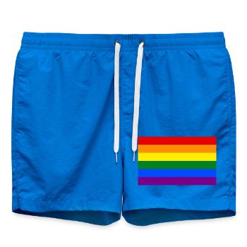 Pride Fahne, LGBTQ - Badeshorts - Cobalt blue - Vorne
