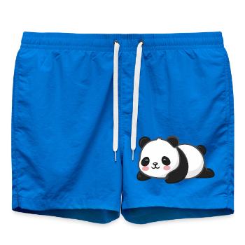 Cute Panda Animal Lover - Swim Trunks - cobalt blue - Front