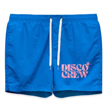 Disco Crew Logo à paillettes roses - Short de bain - cobalt blue - Devant
