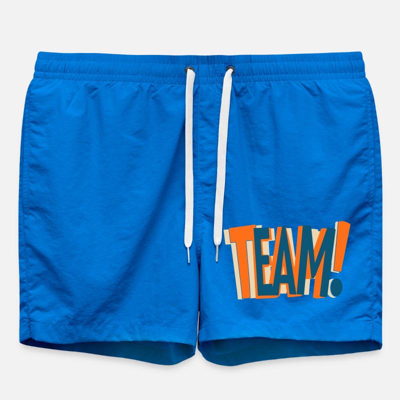 Conception de texte en équipe - Short de bain - cobalt blue